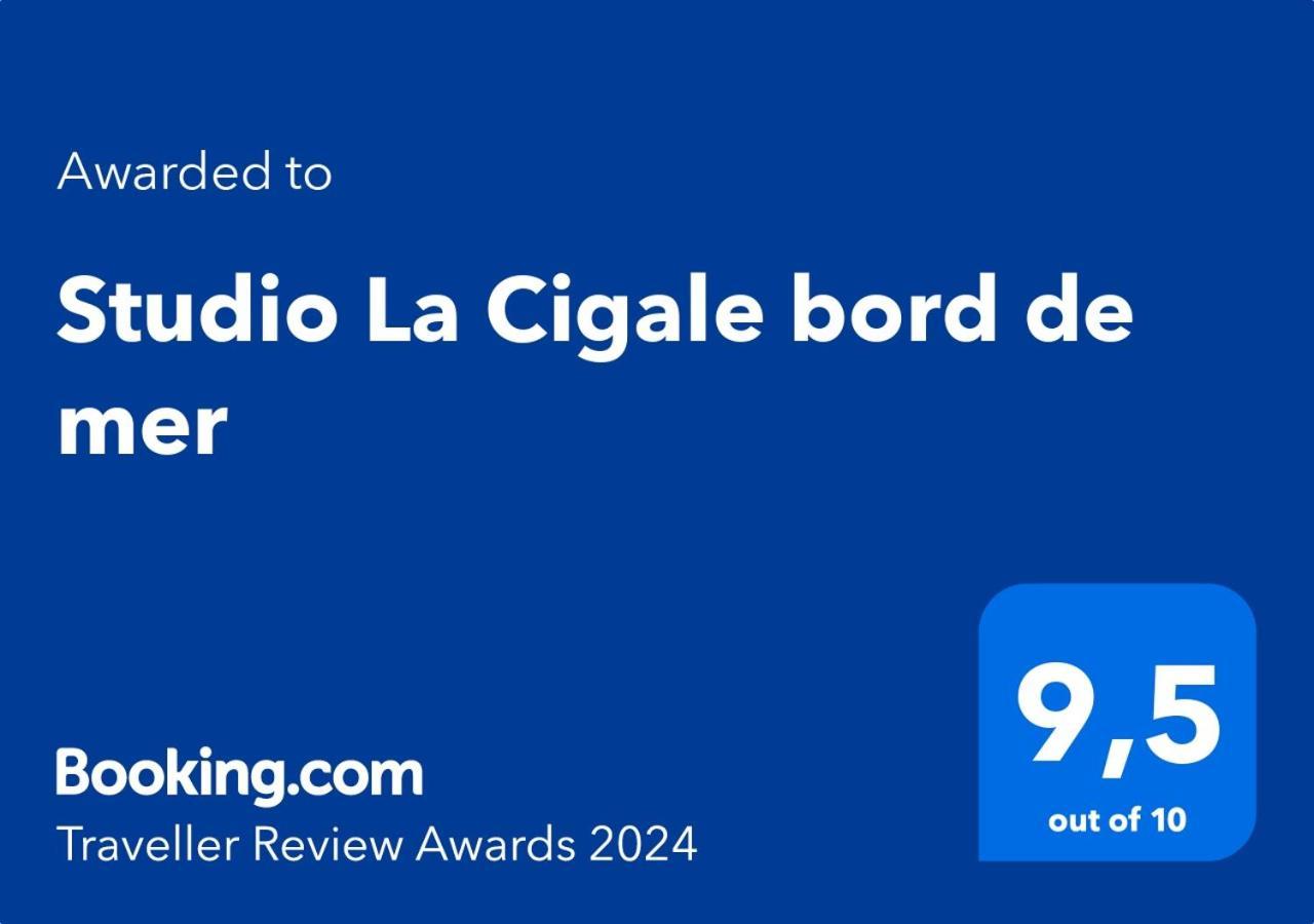 Studio La Cigale Bord De Mer Menton Exteriör bild